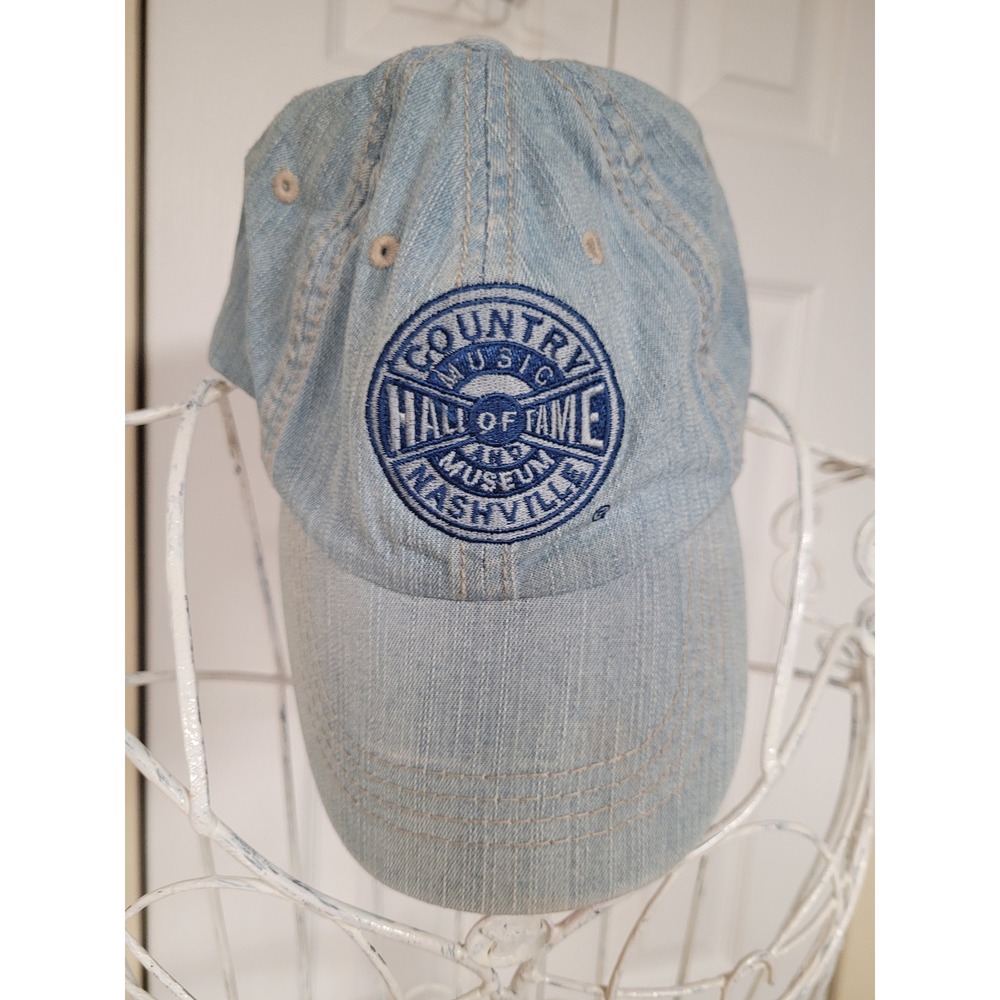 Country Music Hall of Fame Nashville Western Blue‎ Denim Baseball Cap